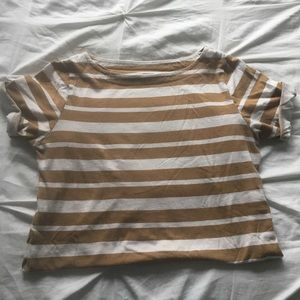 Mustard striped dress